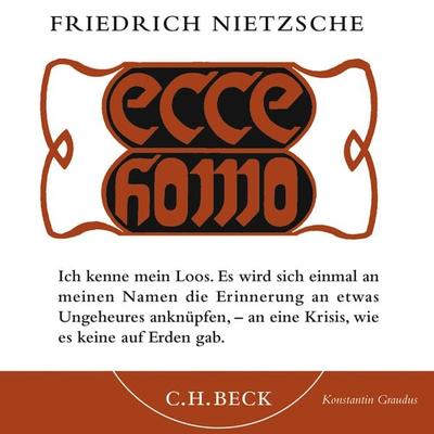 Ecce homo - Friedrich Nietzsche, Audio, 9783406742057