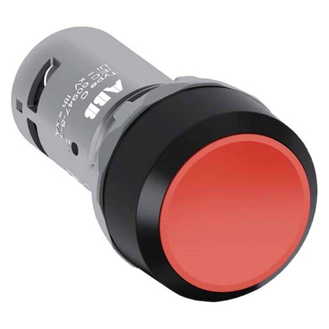 ABB Druckschalter 1 Schließer 1 Öffner rot (1SFA619101R1071)