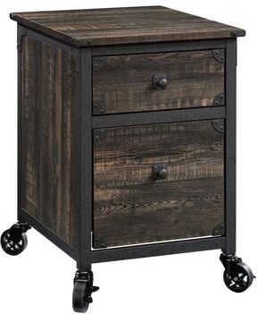 Kodotan sofa Brown Mobile File Cabinet with Hanging Drawer and Casters for Office Storage