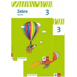 Zebra. Paket 3. Schuljahr (Heft Sprache, Heft Lesen). Neubearbeitung. Für die Ausleihe, Schulbücher von Ernst Klett Verlag