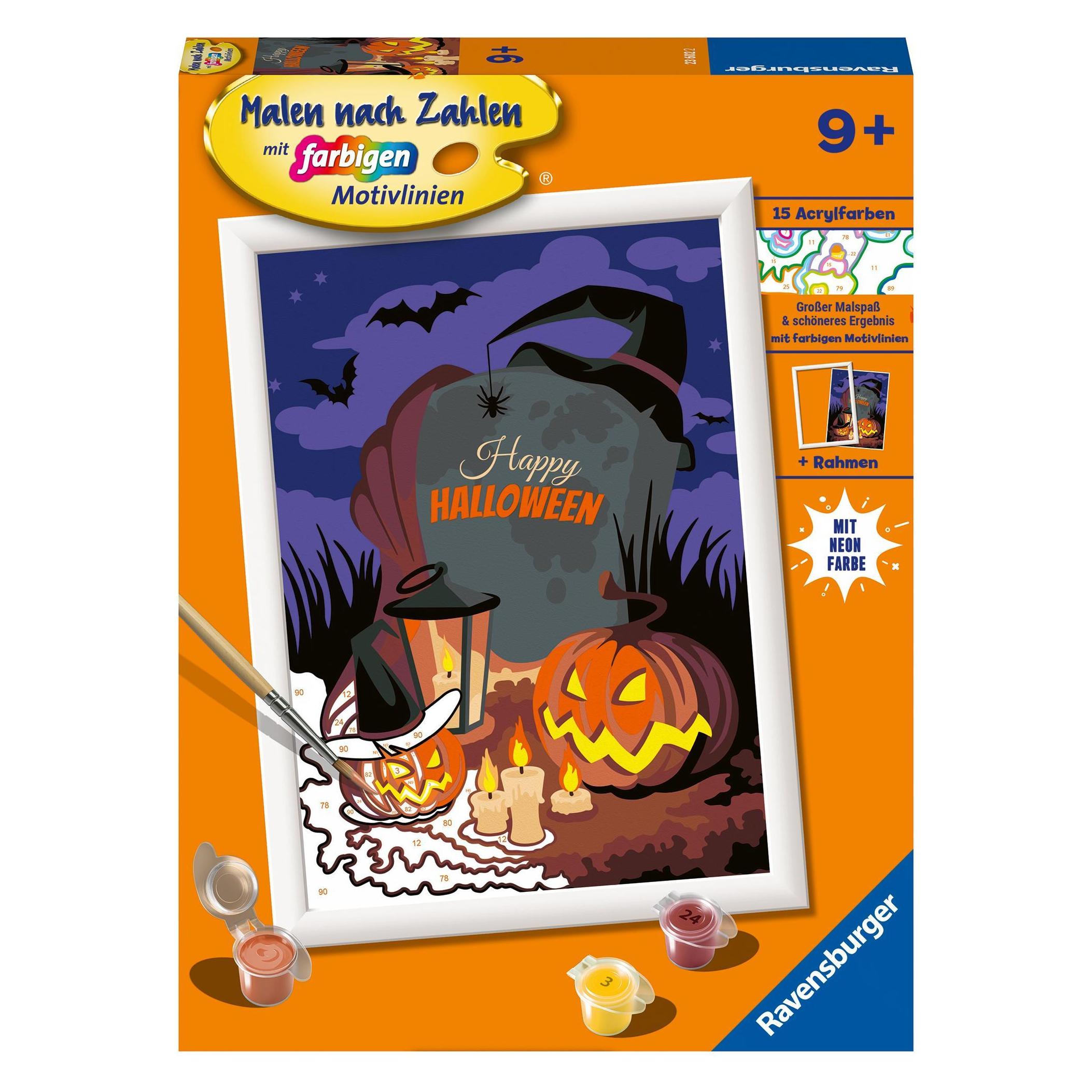 Ravensburger Malen nach Zahlen 23602 - Halloween Mood - Kinder ab 9 Jahren (4177179)