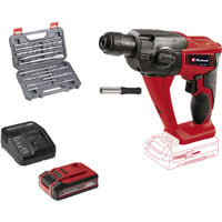 Power X-Change Akku-Bohrhammer TE-HD 18 Li, 18Volt rot/schwarz, Li-Ion Akku 4,0 Ah Plus, mit Bohrer-Meißel-Set