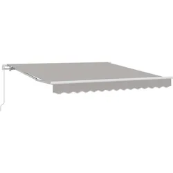 vidaXL Markise Hellgrau 300 x 250 x 165 cm Polyester
