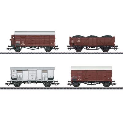 Güterwagen MÄRKLIN "Güterwagen-Set zur Dampflok BR 52 - 46564", bunt, Modelleisenbahn-Fahrzeuge, Kinder, Kunststoff, Metall