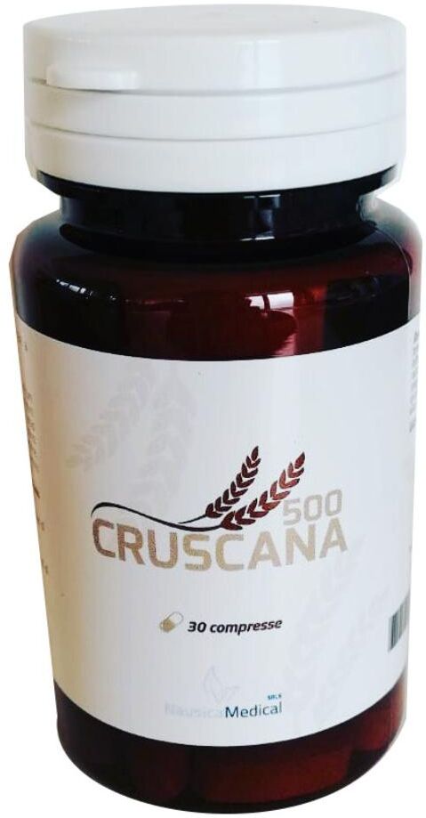 NAUSICA MEDICAL Srls Cruscana 500 - Integratore Alimentare a Base di Crusca - 30 Compresse