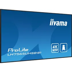 iiyama ProLite LH7565UHSB-B1 - 75 Digital Signage Display - 4K UHD IPS - 800 cd..."