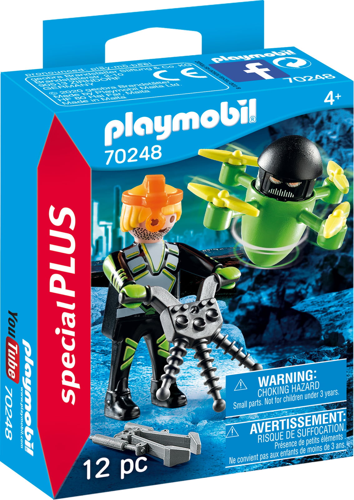 Playmobil Agent met drone Special Plus 70248