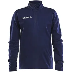 Craft, Unisex, Sportshirt, Progress Halfzip Ls Tee Jr (134, 140), Blau