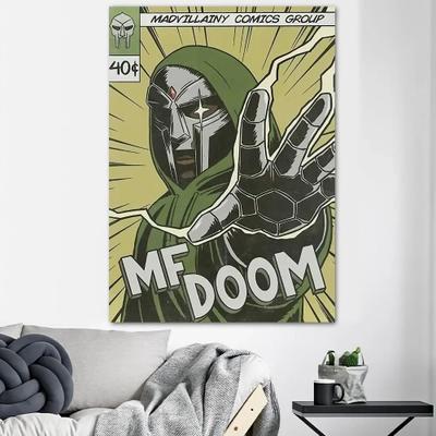 Inspire Select MF DOOM Inspired Album Cover Canvas Wall Art HD Music Poster For Room & Office Decor z6 19.69 27.56 In