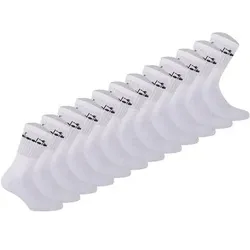 DIADORA Diadora Unisex Tennissocken - 12er Pack, Logo, Größe 39-42 in Weiß Weiß