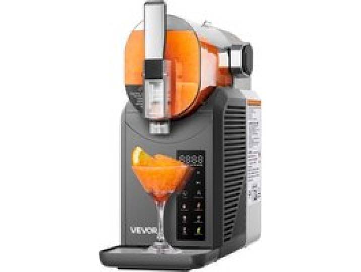 VEVOR Machine à Granité Capacité 2 L, Machine à Boissons Glacées en Acier Inoxydable, Distributeur de Boissons Frappées Granitas Margarita Smoothie, Autonettoyante, pour Maison Restaurants Cafés Bars