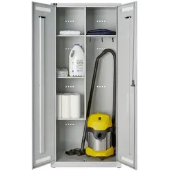 Bisley Light Allzweckschrank 80 cm breit grau, 80x185x50 cm