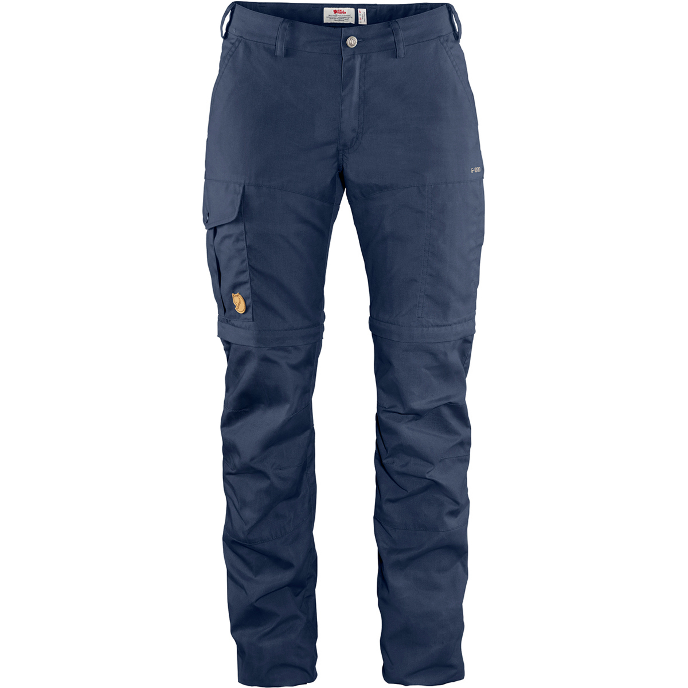 Fjällräven Karla Pro Zip-Off Hose Damen Zip-Hosen blau Größe M Camping Hautfreundlich Wasserabweisend