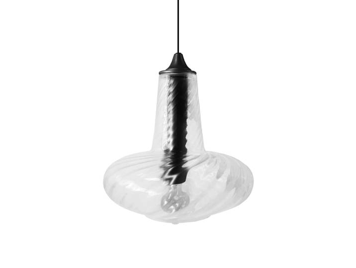 Suspension métal carafe noir D30cm