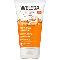 Weleda Kids 2in1 Shower & Shampoo Fruchtige Orange 150 ml