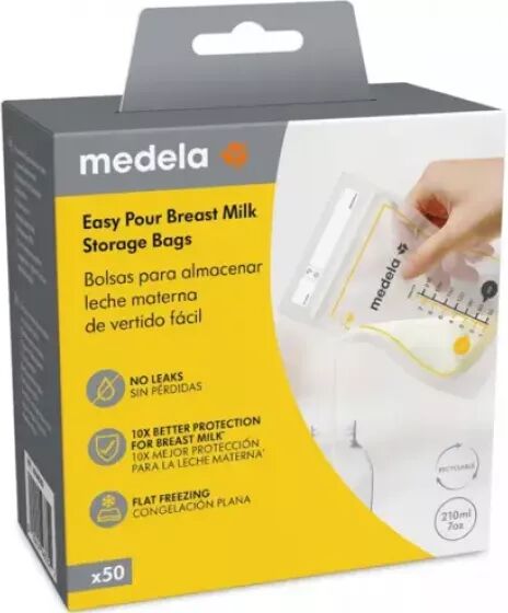 Medela Bolsas de almacenamiento de leche materna Easy Pour x50