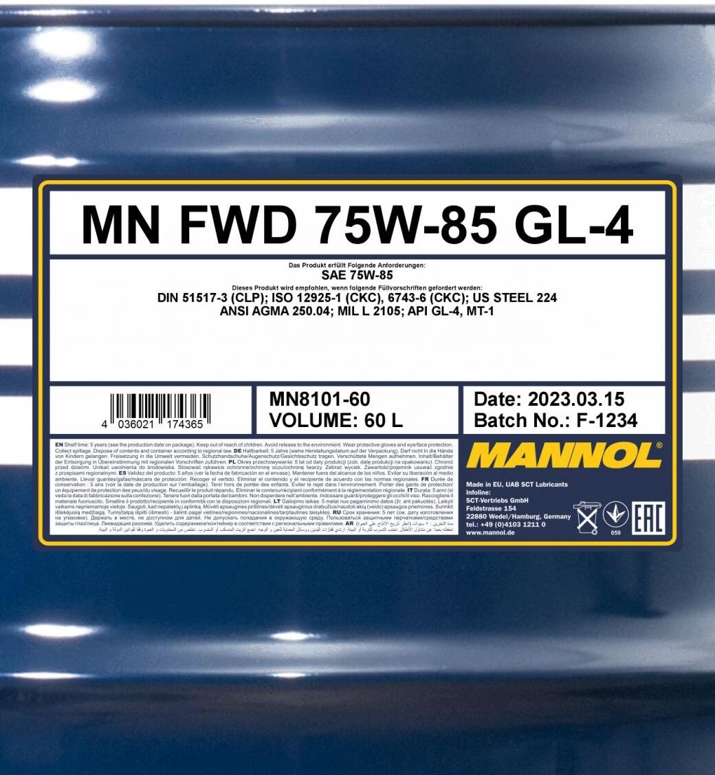 MANNOL MN8101-60 Huile de transmission