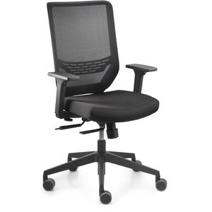 Dauphin Bürostuhl to-sync mesh, schwarz, Stoff / Netz, belastbar bis 120 kg, SC 9242