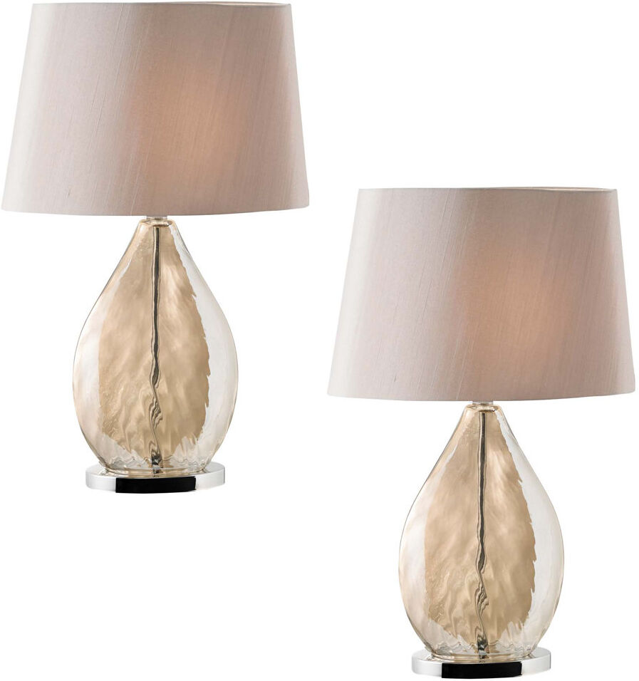 Etta Avenue Silvia Glass Bedside Gold 58.5cm H X 24.5cm W X 20cm D