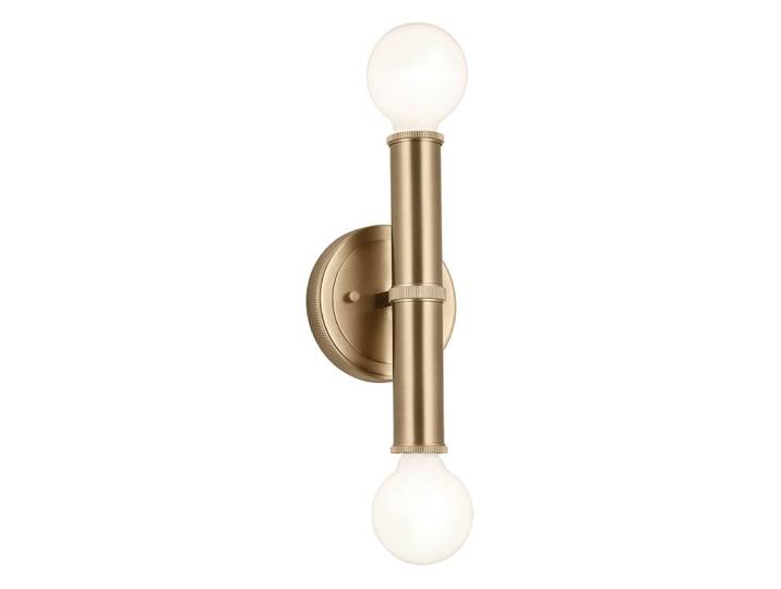 Applique Murale Acier bronze Champagne