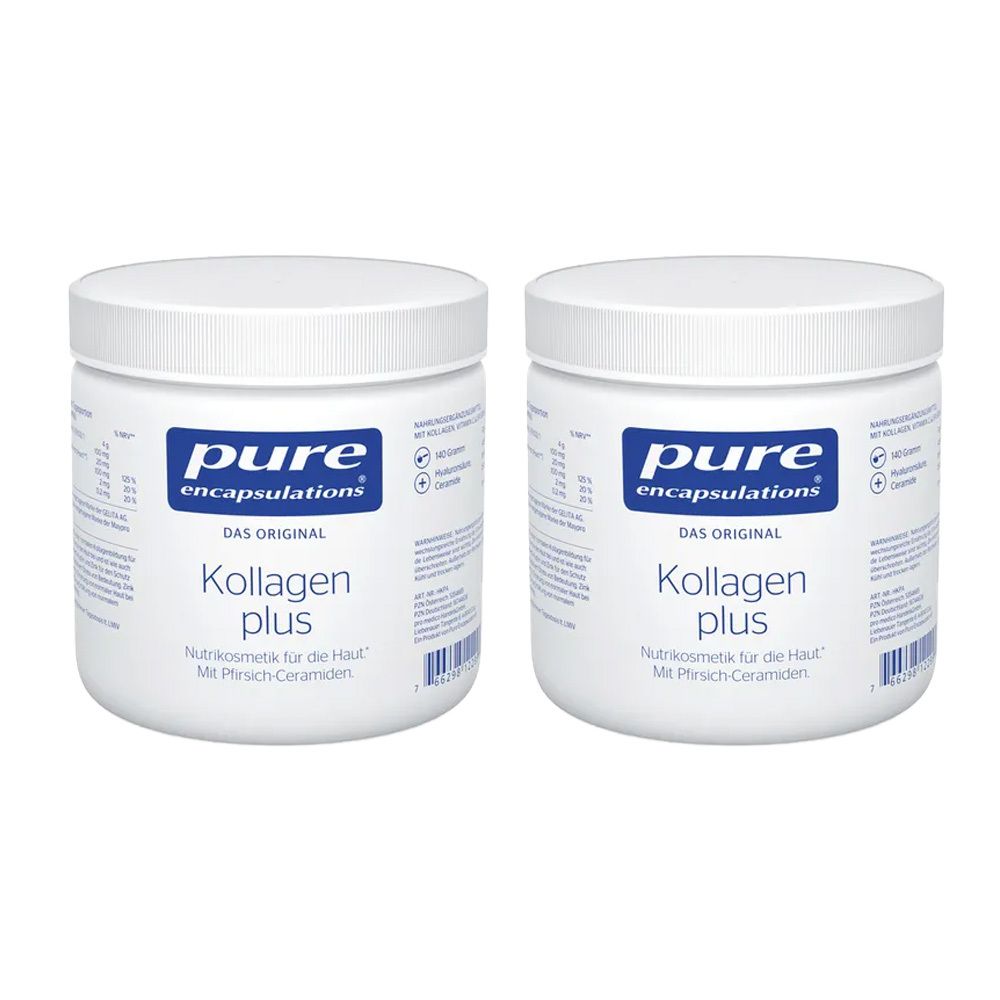 Pure Encapsulations Kollagen plus Pulver Doppelpack 2x140 g