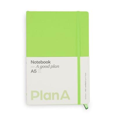 Notizbuch A5 Softcover Kiwi Green Punktiert, 128 Seiten