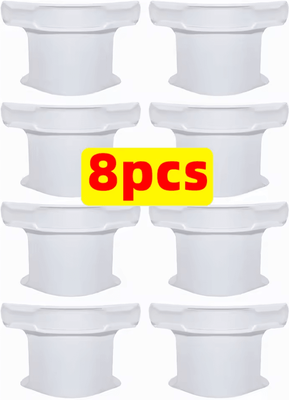 Inspire Curations Invisible Bed Sheet Holder Clips Non Slip Bedsheet Corner Tighteners For Secure Bedding white 8pcs
