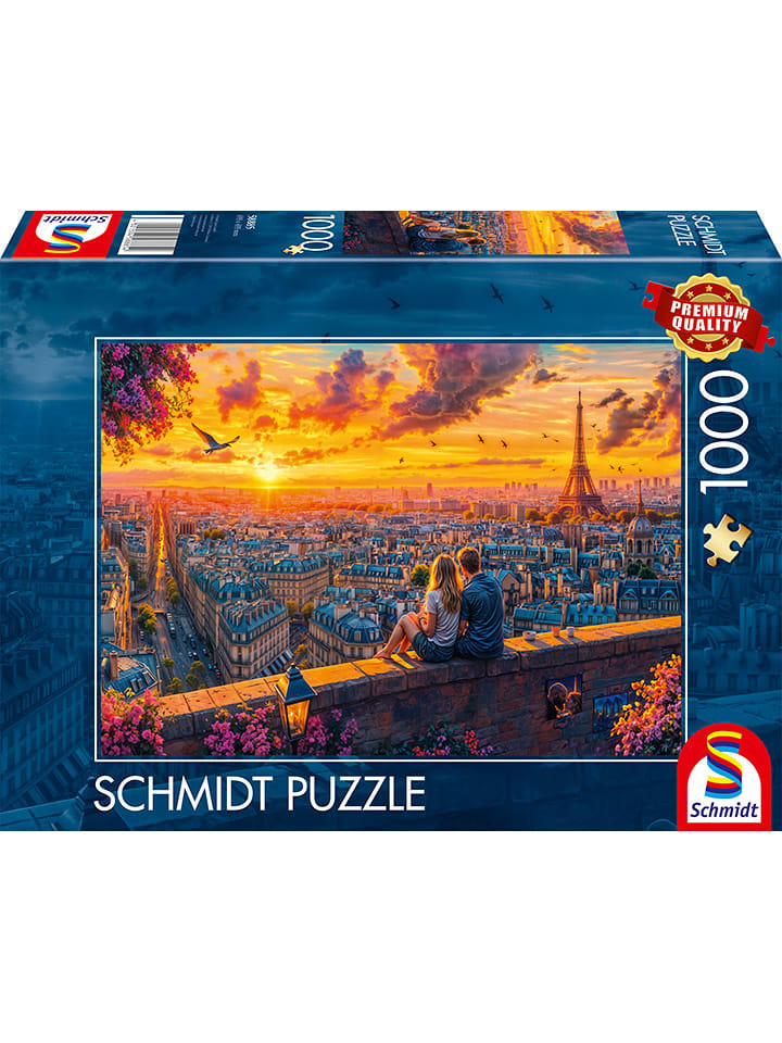 Schmidt Spiele 1.000tlg. Puzzle "Pariser Dachgeflüster" - ab 14 Jahren - onesize