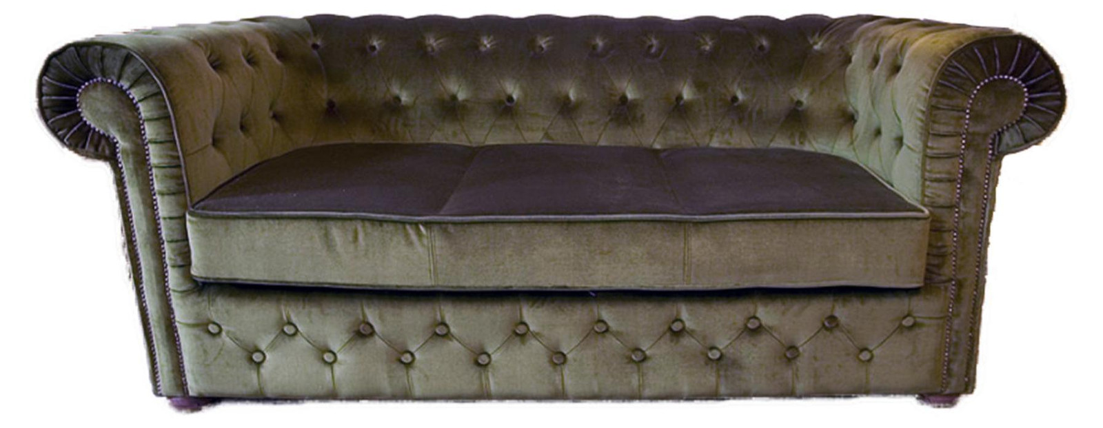 Chesterfield Designer Sofa van Samt Textil voor de Woonkamer