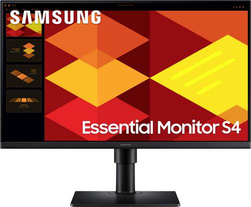 Samsung Essential Monitor S4 LS24D406GAU LCD-Monitor EEK C (A - G) 61cm (24 Zoll) 1920 x 1080 Pixel 16:9 5 ms DisplayPort, HDMI