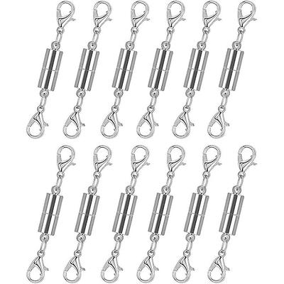 12er-Pack magnetische Halskettenverschlüsse. Halsketten-Verlängerung mit starkem Magneten. Magnetischer Halskettenverschluss zur Herstellung von Schmuck, Halsketten und Armbändern. Vergoldung und