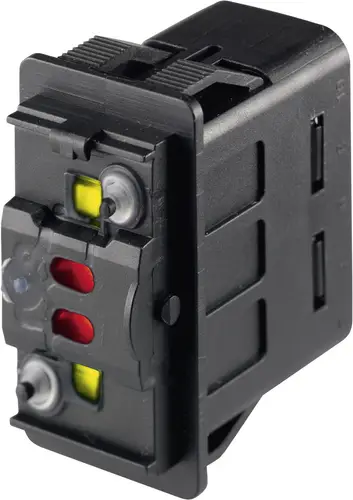Marquardt 3250.0298 Kfz-Wippschalter 3250.0298 12 V/DC 10A 2 x Aus/Ein rastend IP66/IP67 1St.