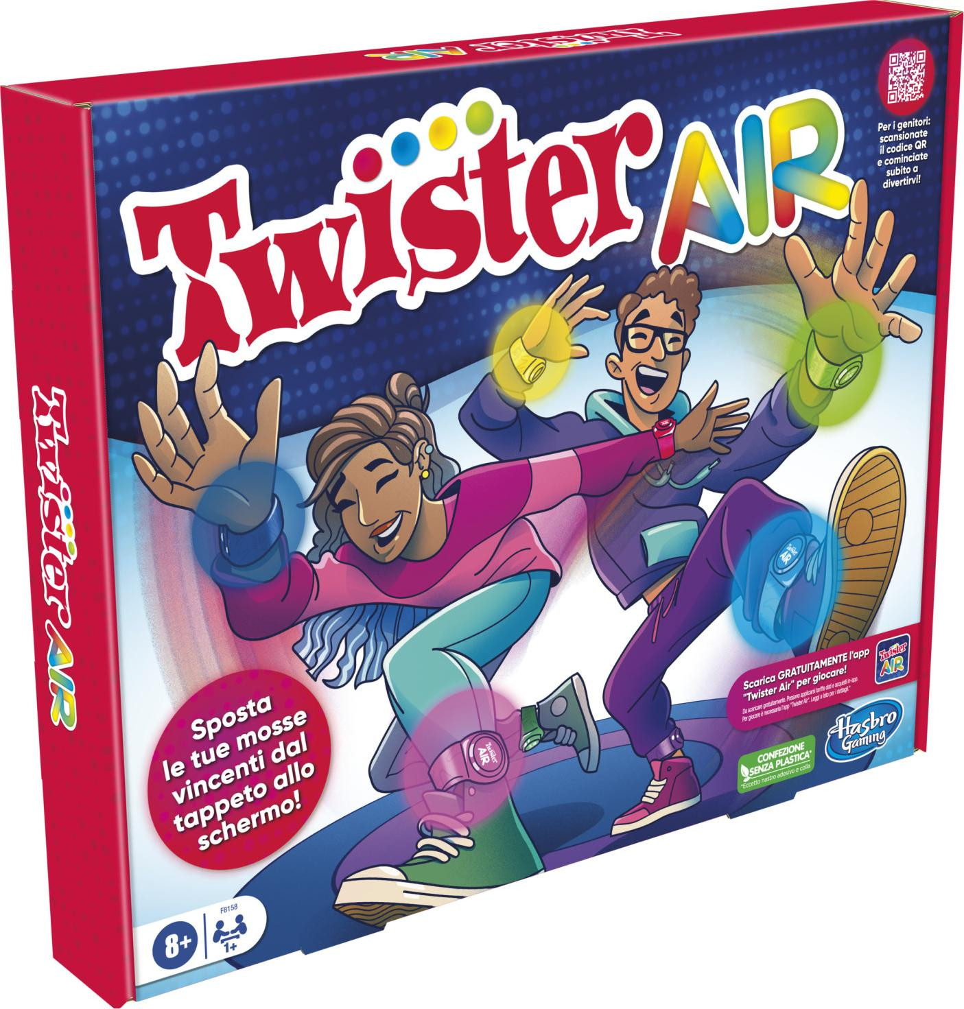 Hasbro Gaming Twister Air Tafelspel Partygame voor kinderen vanaf 8 jaar