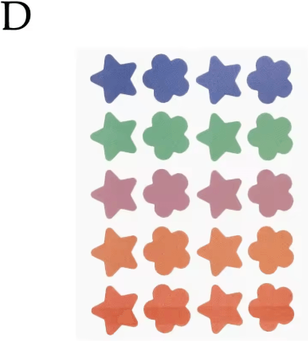 Inspire Picks Cute Star & Heart Acne Patches Invisible Hydrocolloid Pimple Stickers (2036 Count) d