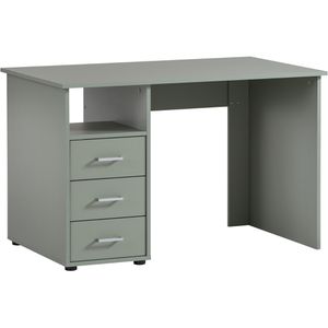 Möbelpartner Schreibtisch Niels, pistazie, mit Standcontainer, 116 x 74 x 70 cm
