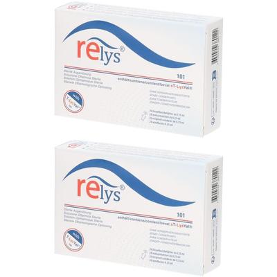 Relys Augentropfen Einmaldosen 2x 2x20x0,35 ml Einzeldosispipetten