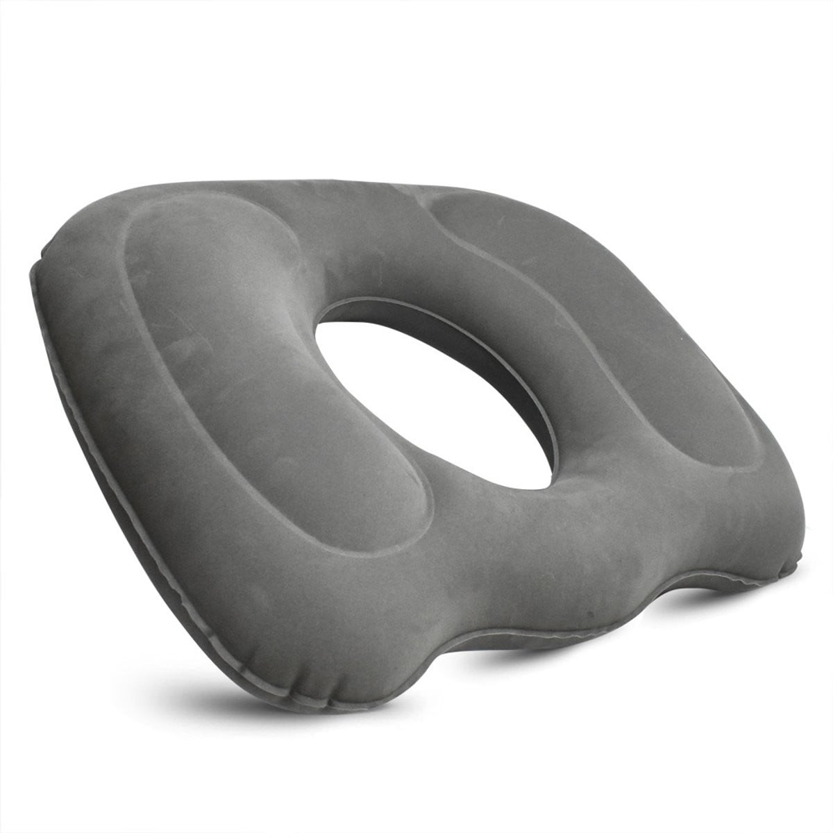 Grijs Orthopedisch Opblaasbaar Donutkussen voor Thuis, Kantoor of Auto
