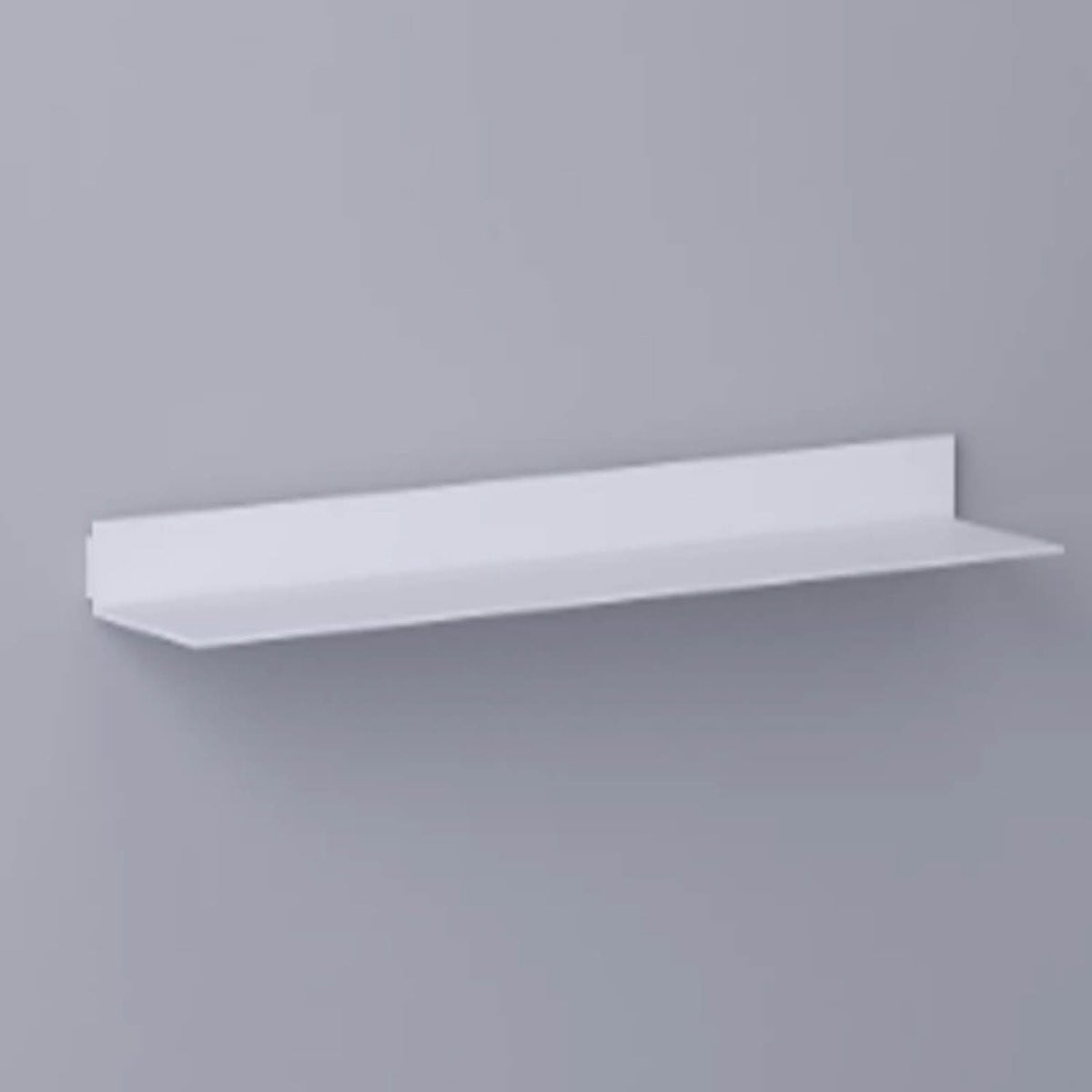 Wit Wandplank met LED-verlichting - Drijvende Wandplank voor Decoratie - 120 cm