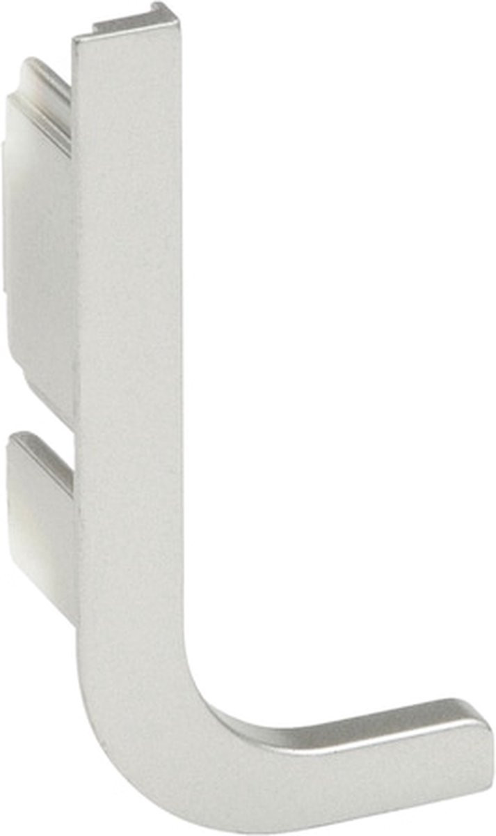 Würth Eindstop voor verzonken aluminium handgreep, L-vorm, open, horizontaal