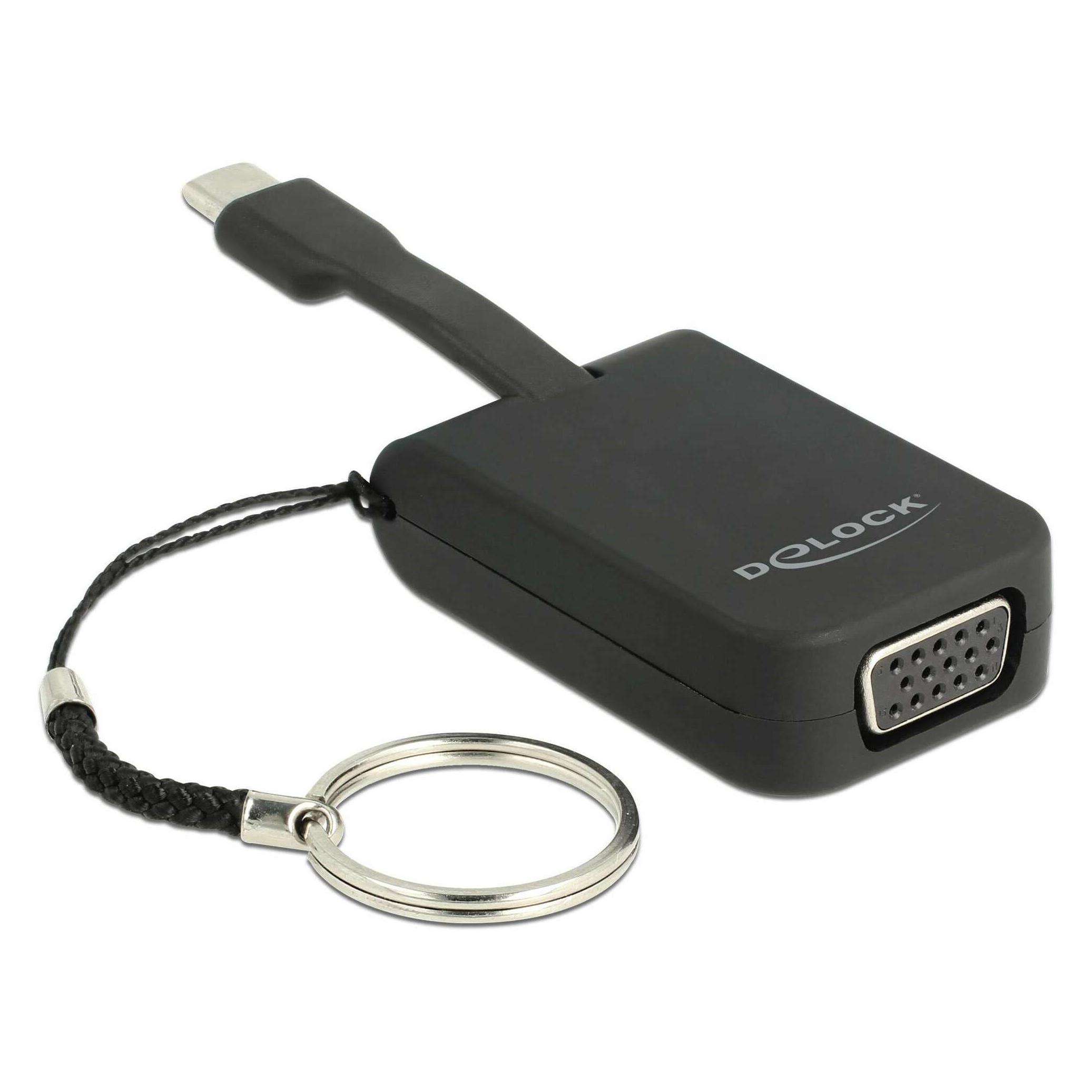 Delock Monitoradapter USB Typ-C zu VGA, DP Alt (63941)