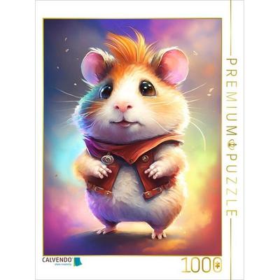 CALVENDO Puzzle Ein Hamster auf Abenteuer | 1000 Teile Lege-Größe 64x48cm Foto-Puzzle für glückliche Stunden