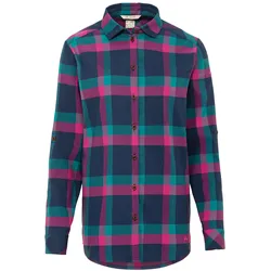 VauDe Damen Farsund III Flanell-Hemdbluse - 40 - dark sea