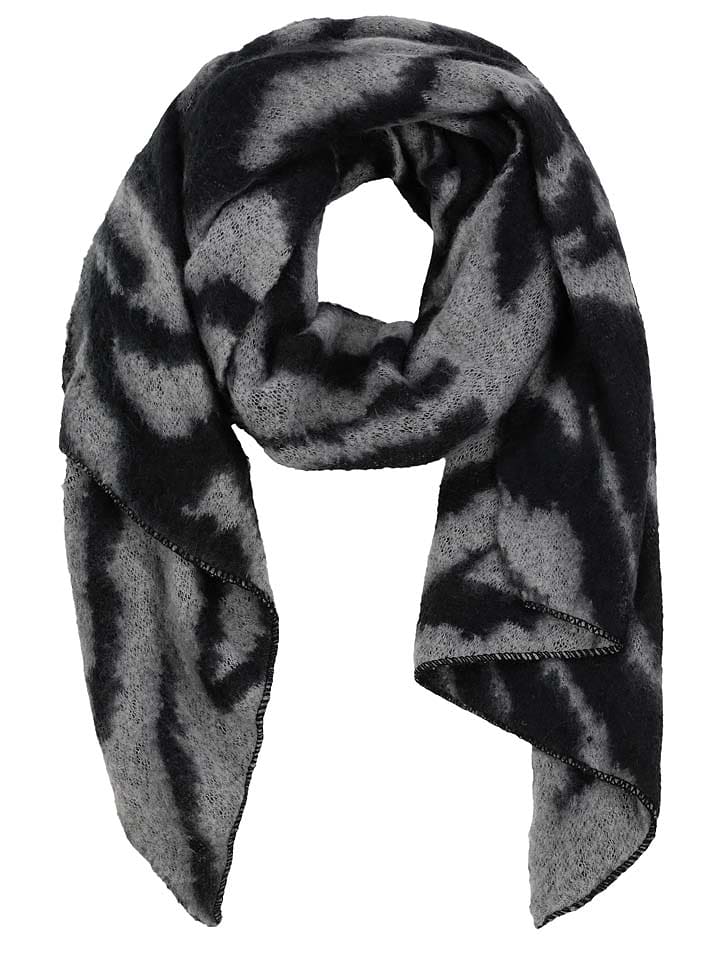 Eight2Nine Schal in Schwarz/ Grau - onesize