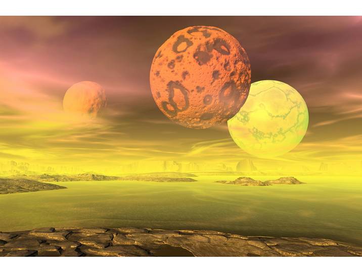 Papermoon PLANETEN-FUTURISTISCH WELTRAUM MOND GALAXIE UNIVERSUM