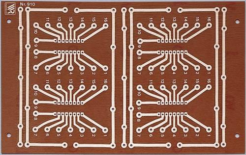 Rademacher WR-Typ 910 Platine Hartpapier (L x B) 16cm x 10cm 35µm Rastermaß 2.54mm Inhalt 1St.