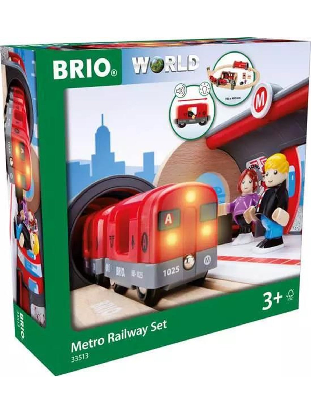 Brio Metro Railway Set