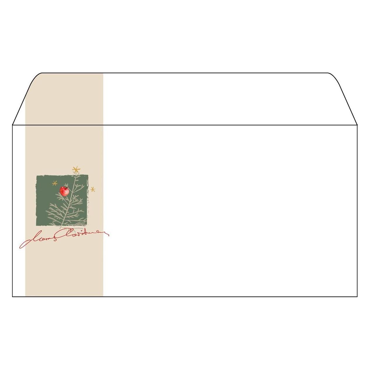 Sigel DU256 Briefumschläge Weihnachten, gummiert, DIN lang, 50 Stück (C6/5, dl, 50x) (DU256)