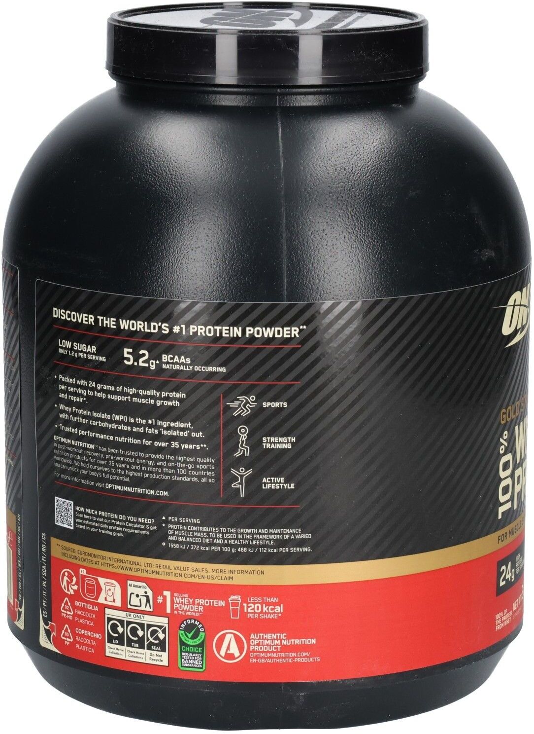Optimum Nutrition 100% Whey Gold Standard Cookies & Cream 2016 g Puder