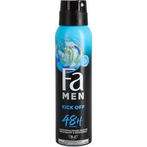 Fa Deodorant Men Bodyspray Kick Off, Spray, für Herren, 48h Schutz, ohne Aluminium, 150 ml
