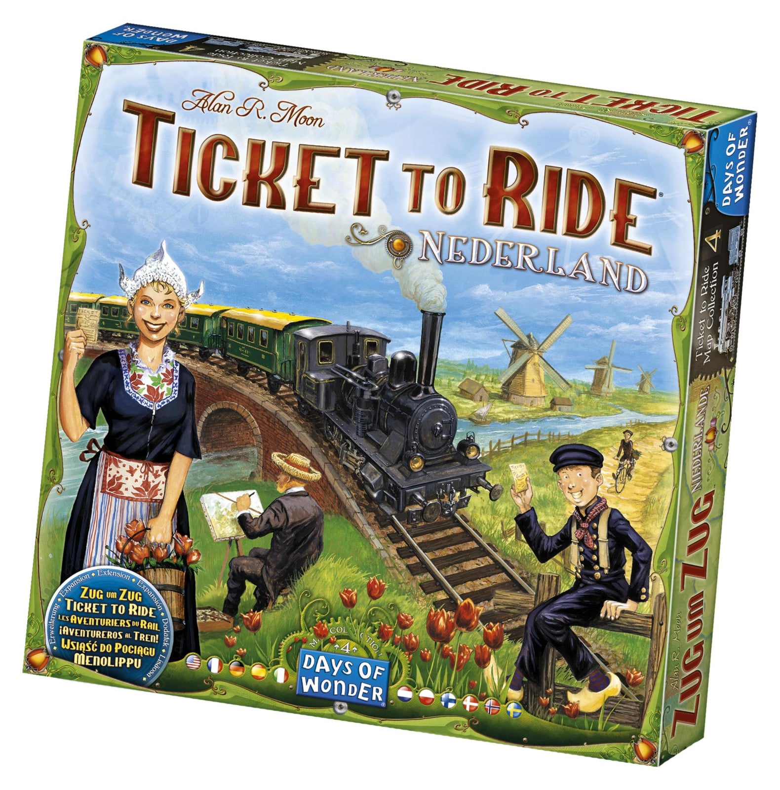 Ticket to Ride Nederland Uitbreiding Bordspel van Asmodee